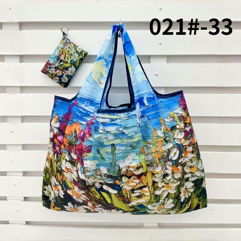 Eco-friendly Foldable Large Capacity Shoulder Tote for Groceries