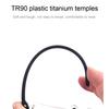 TR90 Mens Womens Half Frame Reading Glasses With Case 1.5 2.0 2.5 3.0 Metallic Galf Rim Prescription Eyeglasses