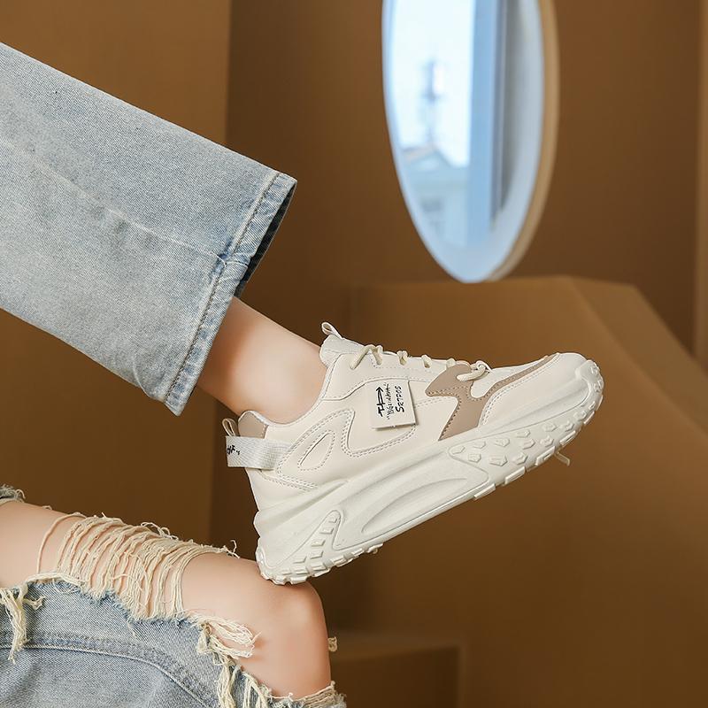 Fashion 2024 New Autumn Sneakers for Women Outdoor Lace-up Women's Vulcanized Shoes Versatile Walking Casual Shoes Zapatillas Mujer