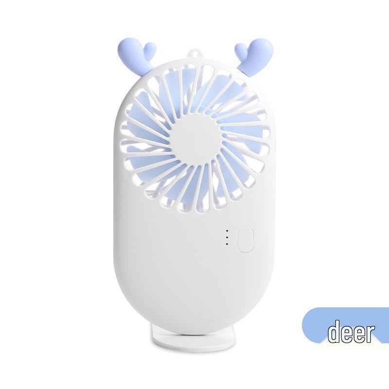 Portable Mini Cartoon USB Rechargeable Fan