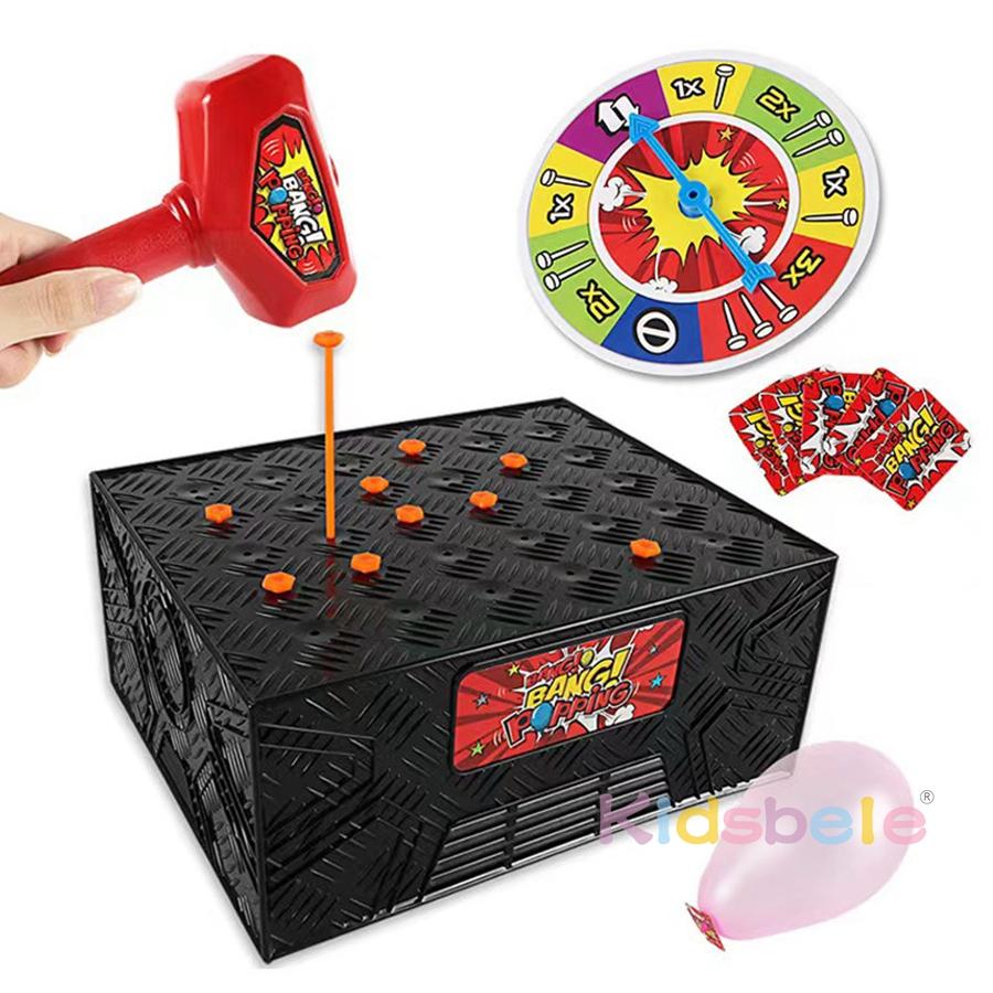 Wack A Balloon Game Blast Box Balloon Game Desktop Board Games For Family Party For Kids Good Gift Nice Decor Safe Use