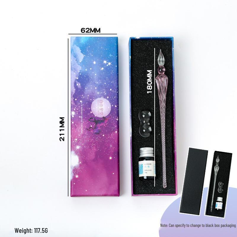 

Набір кришталевих ручок з градієнтом «Зоряне небо» - Подарунок для студентів та бізнесу