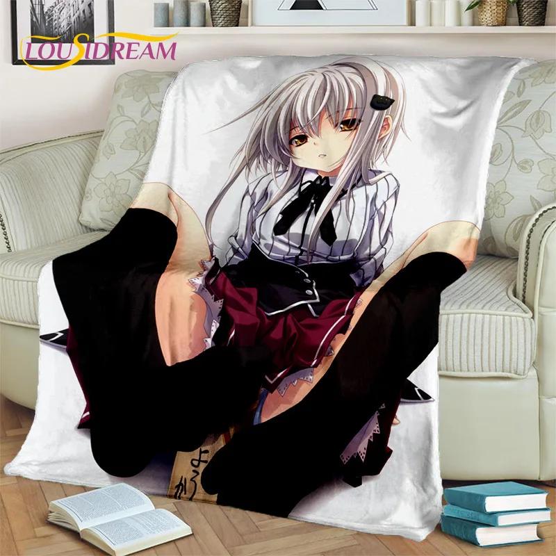 Cartoon Sexy Girl High School DxD Anime 3D Blanket,Soft Throw Blanket for Home Bedroom Bed Sofa Picnic Travel Cover Blanket Kids