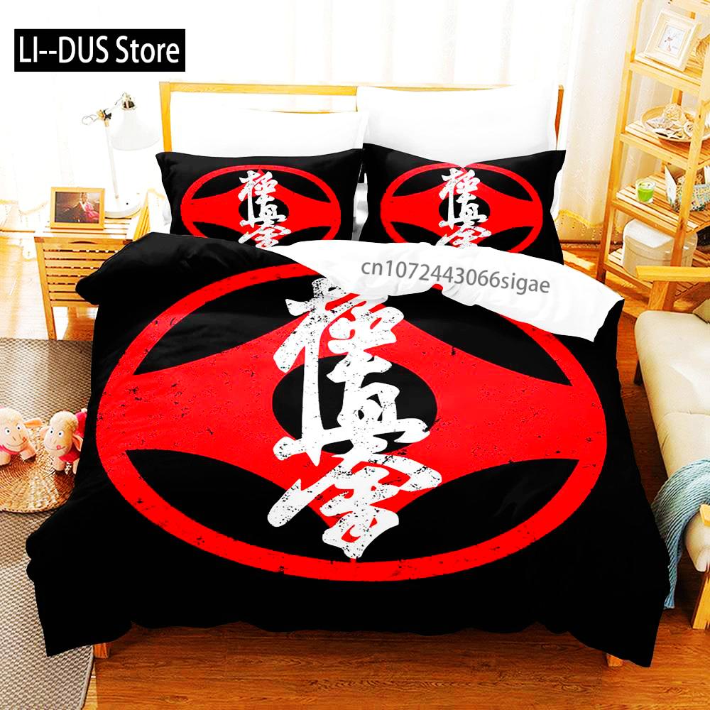Kyokushin Karate Boys Bedding Set Single Twin Full Queen King Size Aldult Bedroom Duvet Cover Sets 3d Print Bed Sheet Set