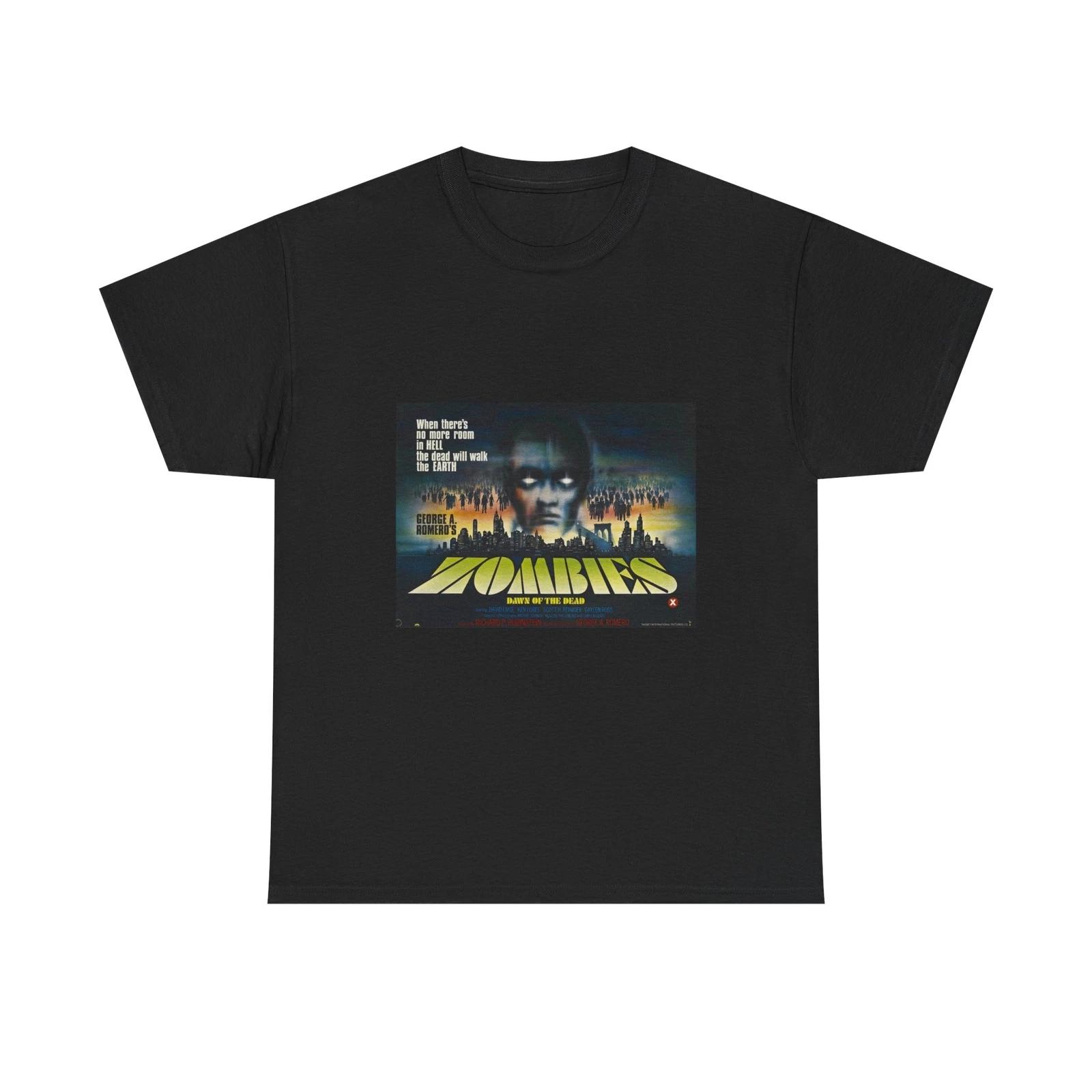 Dawn Of The Dead (1978) Vintage UK Release Horror Movie Poster kids boys kids boys kids boys kids boys kids boys T-shirt 150