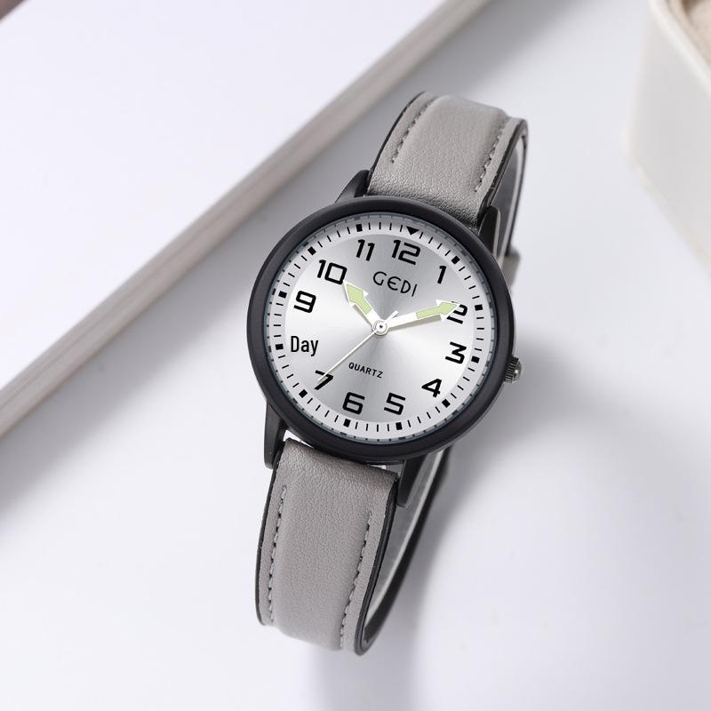 Gedi Creative Arrow Men's Luminous Quartz Waterproof Watch