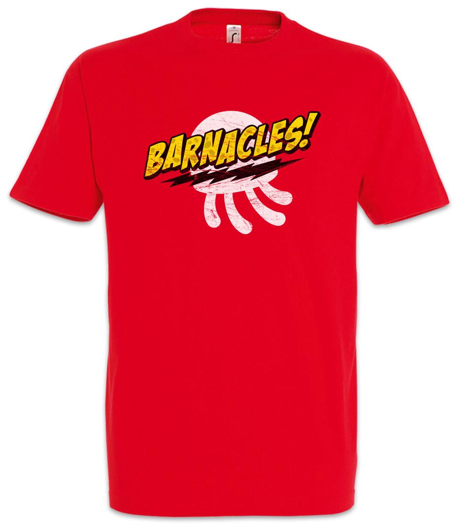 Jellyfishing Barnacles Mens T-Shirt Big Sitcom Nerd Bang Geek Gamer Theory XL