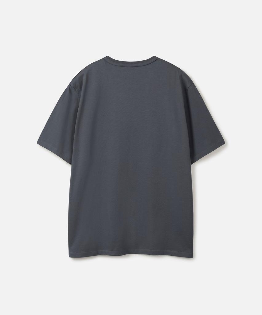 247Silijeu Supima 40S Askin Double Knee T-Shirt Blue (A Type)