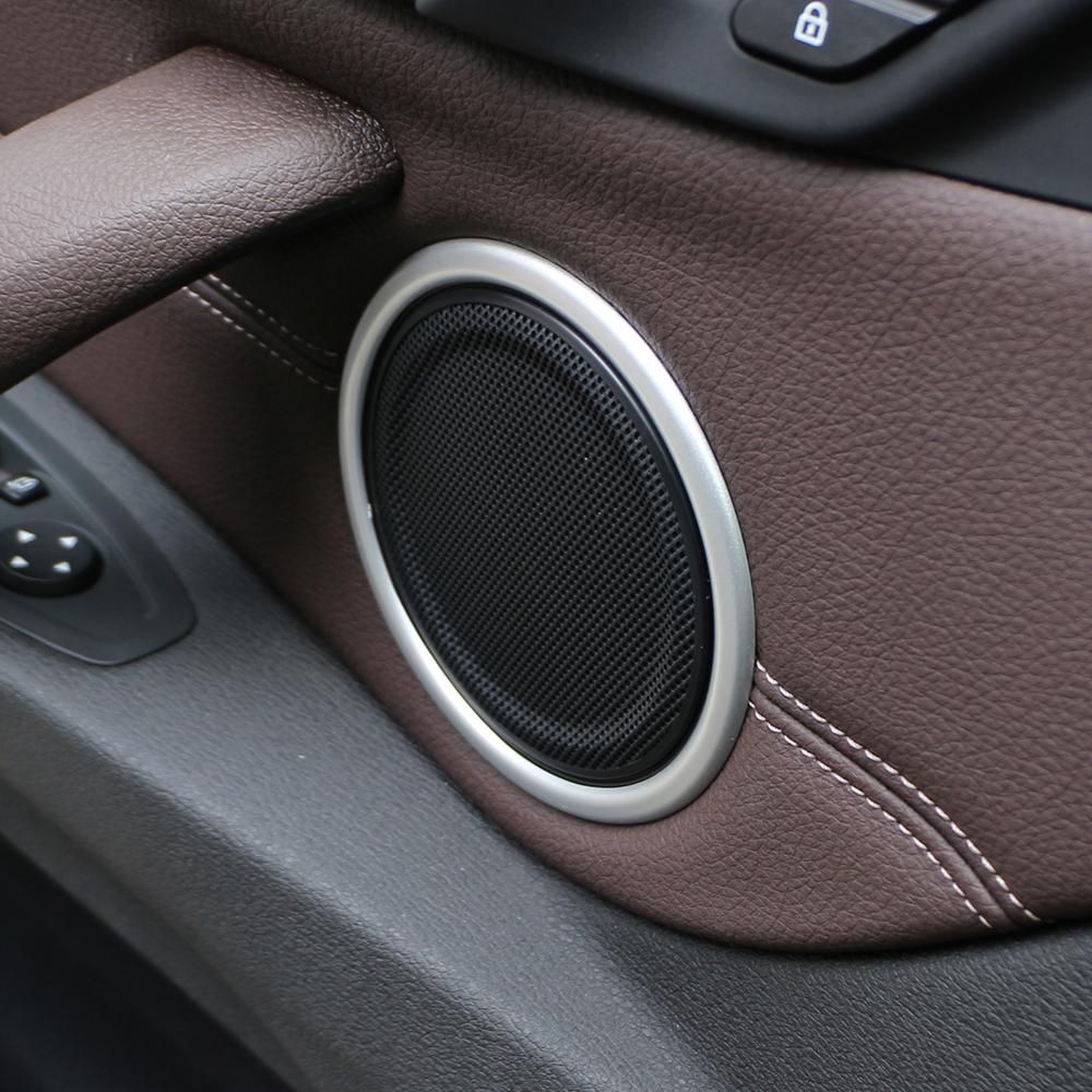 For BMW X1 F48 2016 2017 2018 2019 2020 2025 2025 2025 Door Audio Speaker Ring Trim Circle Cover Decorartion Sticker Accessories