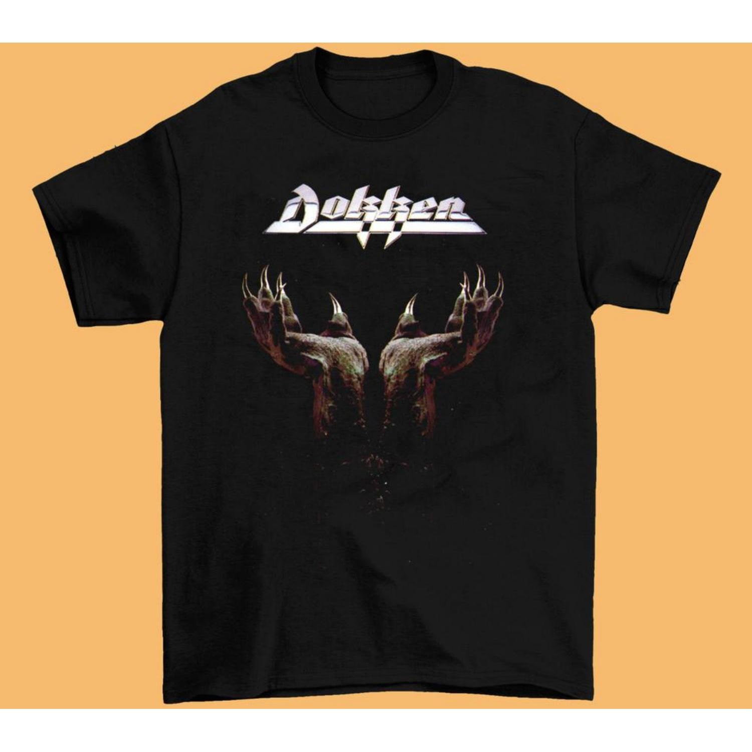 New Dokken – Tooth And Nail Gift for Fans Black All Size Unisex T-Shirt VX39 Unisex T-Shirt S чёрный