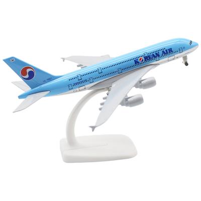 JJC Korean Air A380 Die-cast Model Airplane (1:300 Scale, 20cm) - Premium Collectible Aircraft Display
