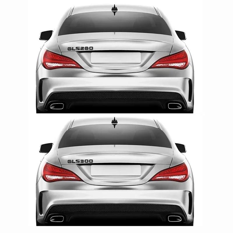 Car Rear Sticker Alphabet Trunk Badge Decal Exterior for Mercedes Benz GLS200 GLS250 GLS260 GLS300 GLS320 GLS350 Accessories