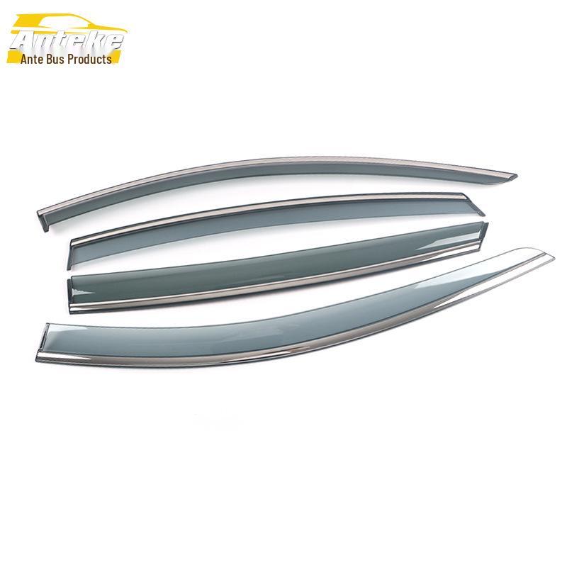 

Chevrolet Malibu XL 2016 Дефлекторы боковых окон - 3D Накладки из нержавеющей стали