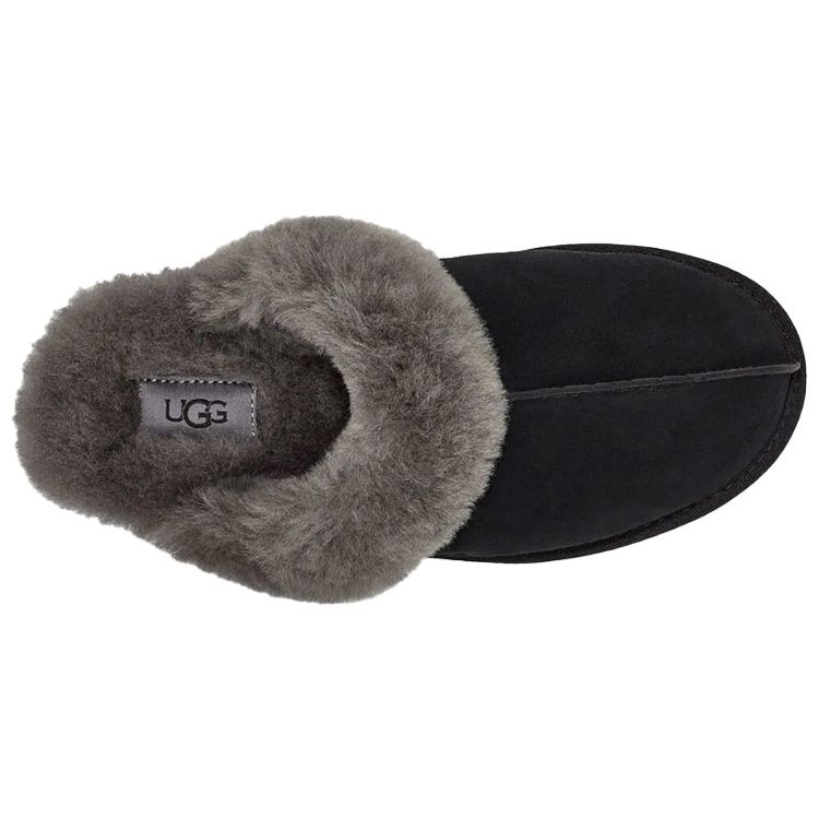 UGG Scuffette II Black Grey Women Sneakers 1106872-BCGR