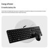 Rapoo X2800S Kabellose Stille Tastatur-Maus-Kombination, 104 Tasten, Full-Size