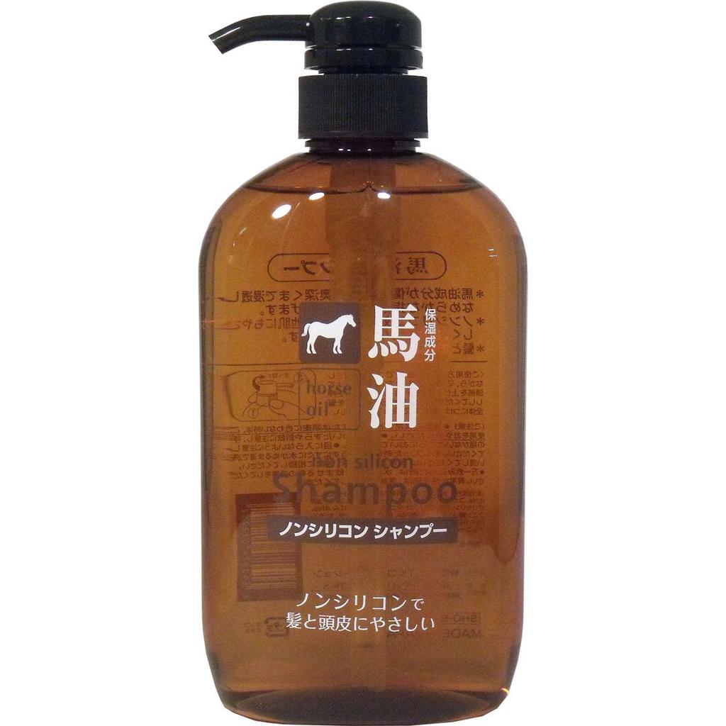 Of Horse Oil Shampoo 600ml X 10 [Set 10] Set, Silicone-free