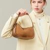 Retro women's bag matte cowhide leopard print niche design messenger bag women's light luxury leather premium commuter handbag