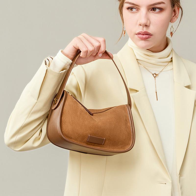 Retro women's bag matte cowhide leopard print niche design messenger bag women's light luxury leather premium commuter handbag