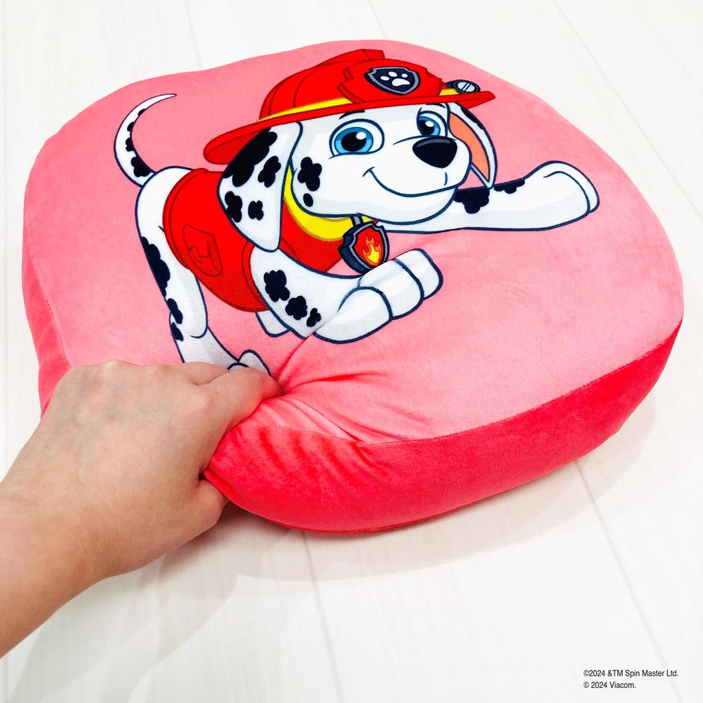 MORIPiLO Paw Patrol Body Pillow Soft and Soft to the Plush Nap Morishita Makura (Soft Die-Cut Cushion) Touch, Toy, Pillow, Red, 30x33x10cm, Character,