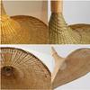 Hand Make Bamboo Wicker Led Pendant LIight Ceiling Vintage Hanging Lamp Rattan for Dining Room Indoor Lighting Chandelier
