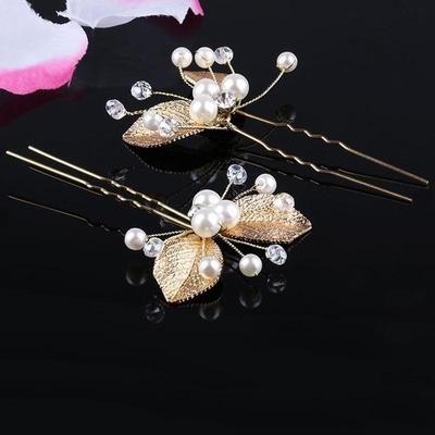 3 Pezzi Forcina per Capelli a Fiore Copricapo da Sposa per Donna Perla Rete Mollette per Capelli a U Moda Ragazze Accessori per Capelli da Matrimonio Gioielli