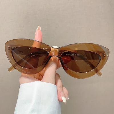 Vintage Cat Eye Sunglasses Fashion Retro Candy Color Outdoor Women Shades Luxury Brand Designer Multicolor Eyewear