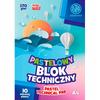 Astra Blok Techniczny A4/10 Kolorowy Pastelowy