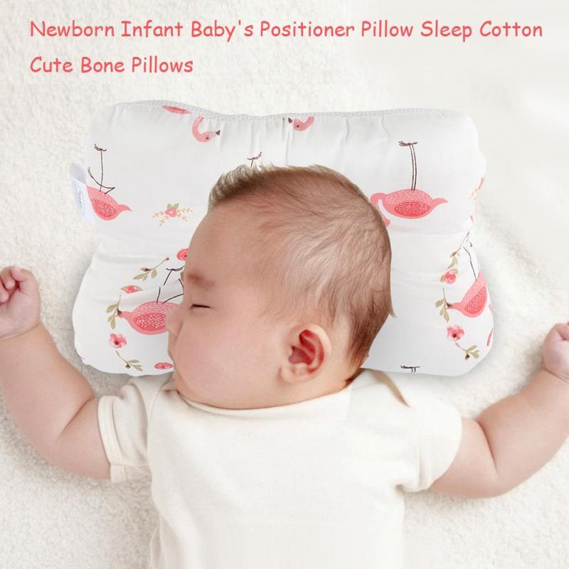 Velvet Anti-rollover Baby Pillow Toddler Cushion Infant Bedding Neck Protection