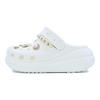 Crush Clog Perle Baroque EVA Exquis Simple Chaussures Bouffantes pour hommes et femmes en blanc et argent