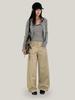 Yuyi Spring 2026 Women's American Style Wide-Leg Casual Pants with Single Pocket