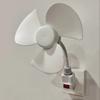 White Socket Small Fan Cooling Tools Small Fan Plug and Play Portable Mini Fan  Home
