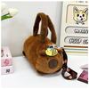 Pig Cute Capybara Panda Cartoon Plush Children Bag For School Outings And