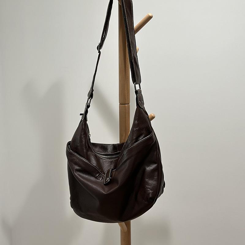 Korean Leather Large Bag Single Shoulder