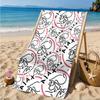 AFC Ajax Emblem Design Strandtuch, Schnelltrocknend, Pflegeleicht, Geeignet für Fitness und Strandurlaub, Sport-Essential