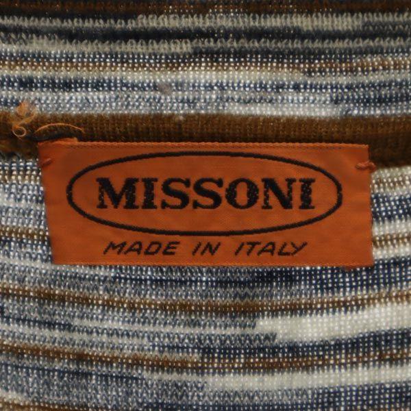 Missoni Made in Italy Wool Blend Overall handle Long sleeve knit Cut 40 Women Used