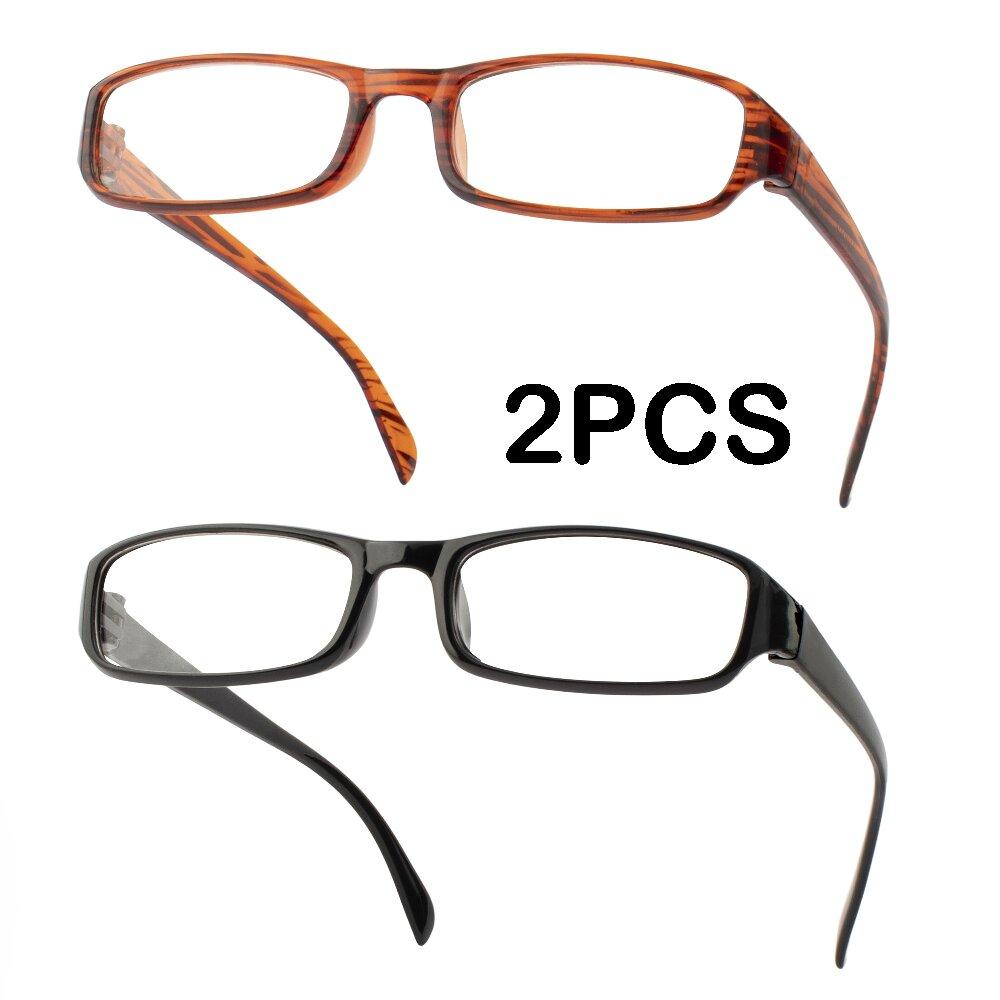 

2PCS Latest Reading Eyeglasses Male Female Anti- Blue Presbyopic Glasses Premium-quality Durable Antifatigue Computer Eyewear C2