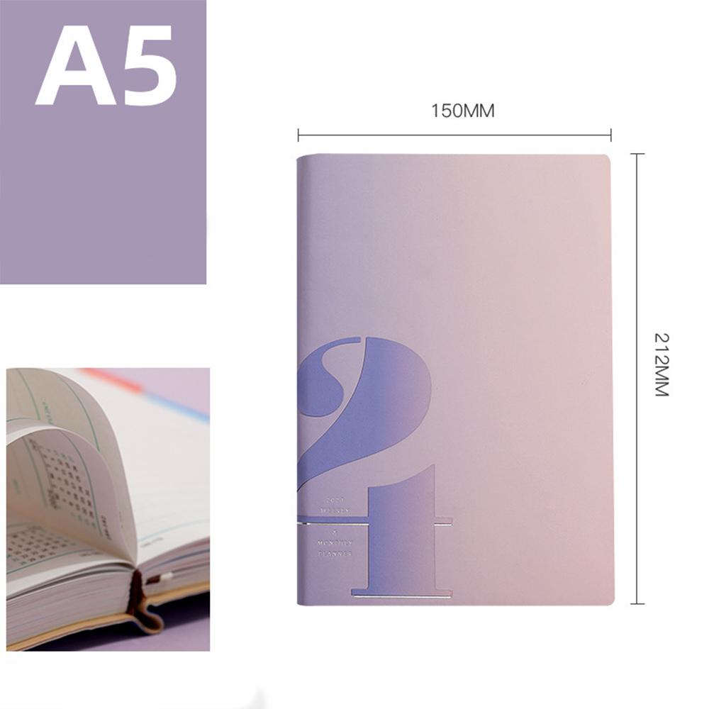 (Can Engrave Logo) New 2024 Work Planner, Student Self-disciplined Study Plan, Daily Memo, Notebook, Business Notepad, Time Management Manual