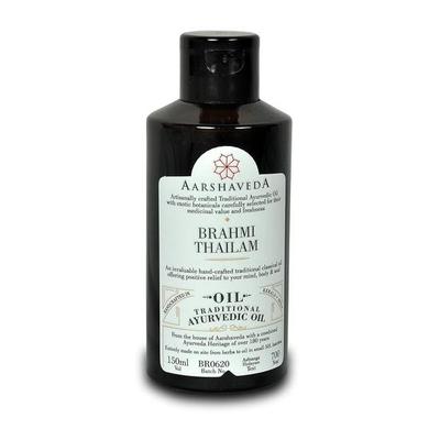 Brahmi Thailam Traditionelles ayurvedisches Öl | Beugt Haarausfall vor & Reduziert Haarbruch | Stimuliert das Haarwachstum| (150 ml)