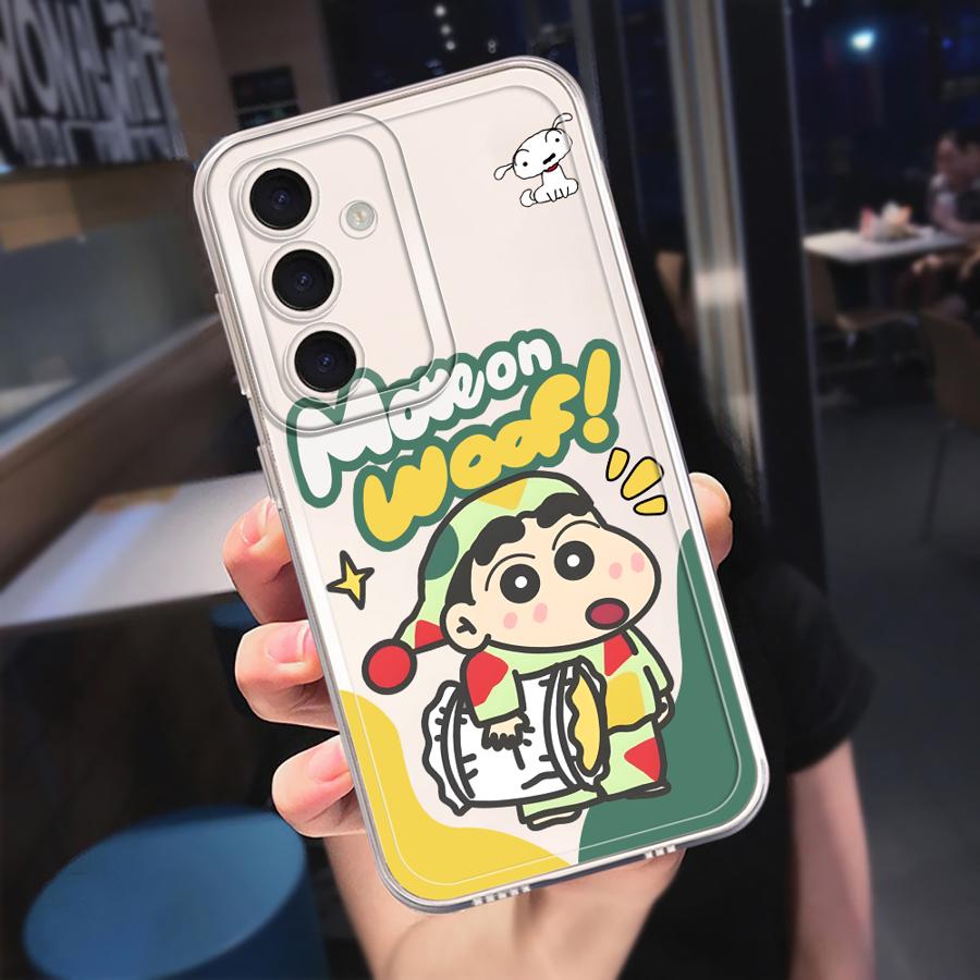 

Cartoon Crayon Shin Chan Phone Cover Case for Samsung Galaxy A57 A52 A54 A15 A55 A52 A17 A56 A36 A37 A26 A24 A14 A16 A34 A35 A25 Galaxy A51 4G
