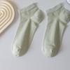 Women's Summer Thin Sweat Absorbing Breathable Moon Boneless Short Tube Socks