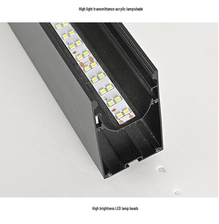 ETL US Standard LED Work Light - Aluminum Alloy Linear Pendant for Meeting Rooms and Offices