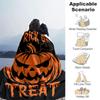 1pc Halloween Trick or Treat Blanket  Soft and Warm Home Decorative for All Seasons, Living Room, Travel, Camping, Car Blankets