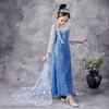 2025 Girls' Spring/Fall Elsa Formal Princess Sequin Dress