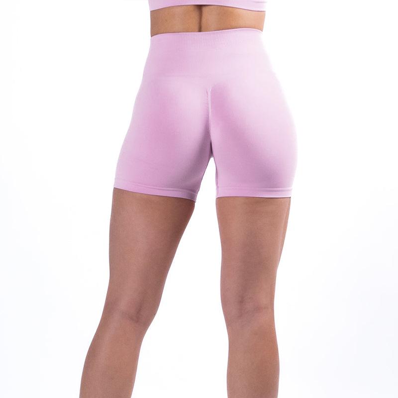 Pantaloni scurți de yoga de vară pentru femei, cu croială slim fit - Pantaloni scurți elastici de fitness pentru ridicarea șoldurilor, pentru alergare