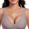 Roagous Deep, Bra Women's Rimless Seamless Bra Women's Rimless Low Chest, Shirt Bra