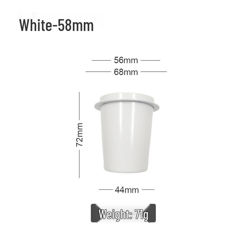 Tazza dosatrice universale in acciaio inossidabile 304 per caffè - 51/53/58mm per annusare l'aroma del caffè appena macinato