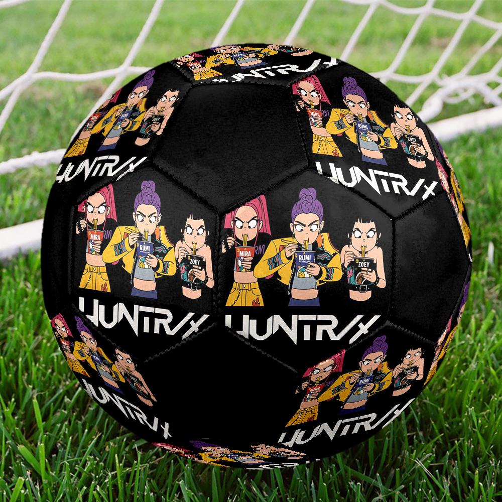 Ballon de Football Taille 5 Thème Chasseurs de Démons KPop, Convient aux Matchs Intérieurs et Extérieurs, un Cadeau Convient à Tous.