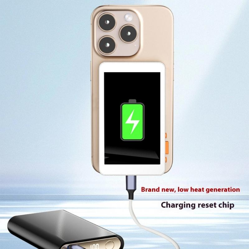 Smartphone Wireless Magnetic Monitor Screen For Smartphone Vlog Live Stream Video Recording Screen Phone Rear Camera