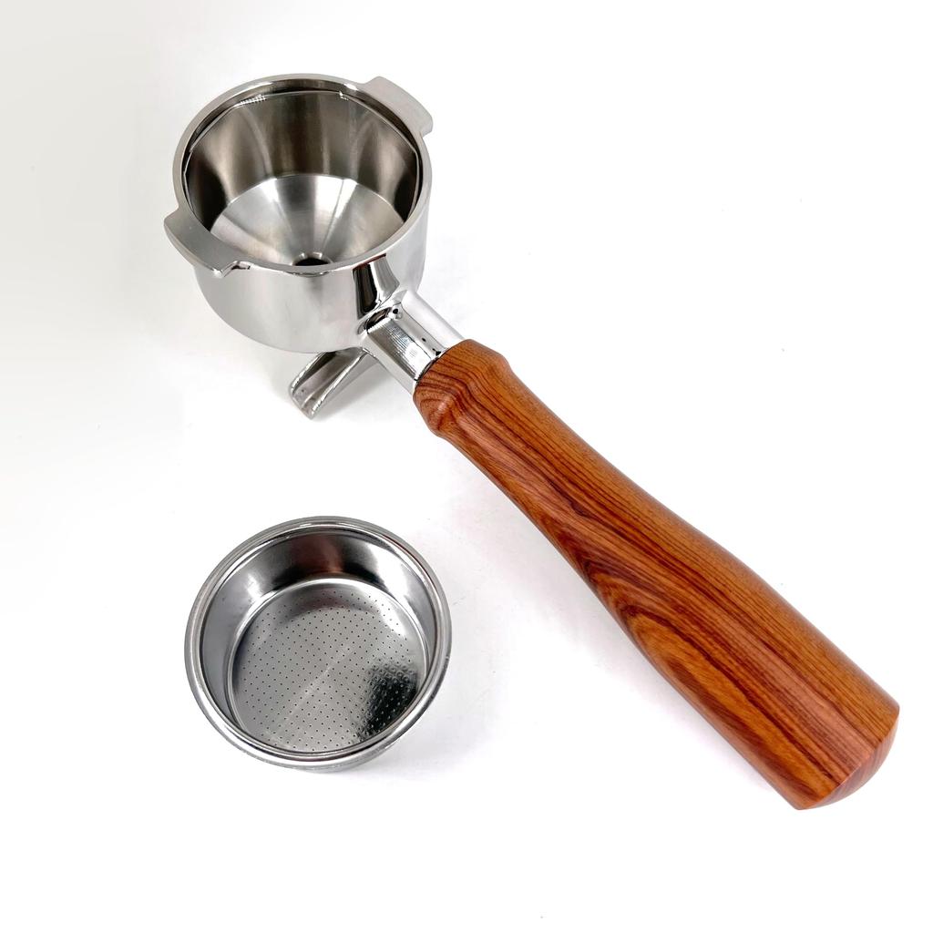 NEOUZA Espresso Portafilter, 51mm, Compatible with DeLonghi Stilosa ECP31.21, ECP33.21, and ECP35.31 Coffee Machines, Non-Pressurized Basket, Double