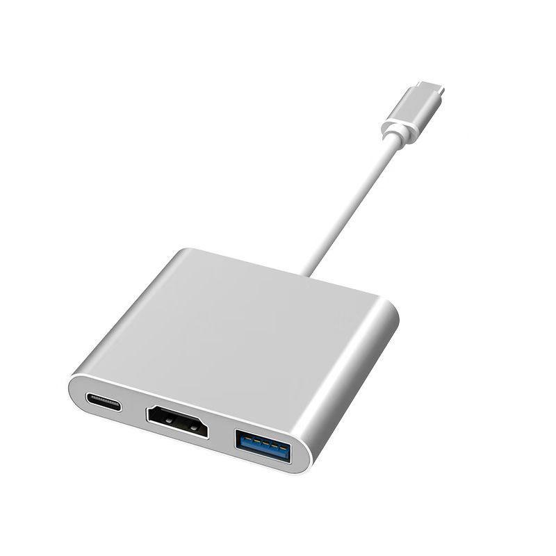 USB-C 4-in-1 Adapter: Type-C To HDMI, VGA, & PD Hub